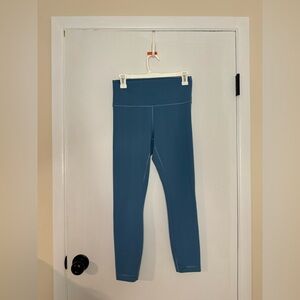 Blue High-Waisted Lululemon Leggings